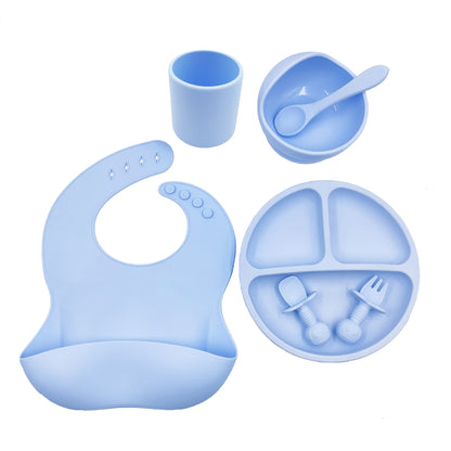 Baby Cutlery Set Silicone Bib Silicone Cup Spoon