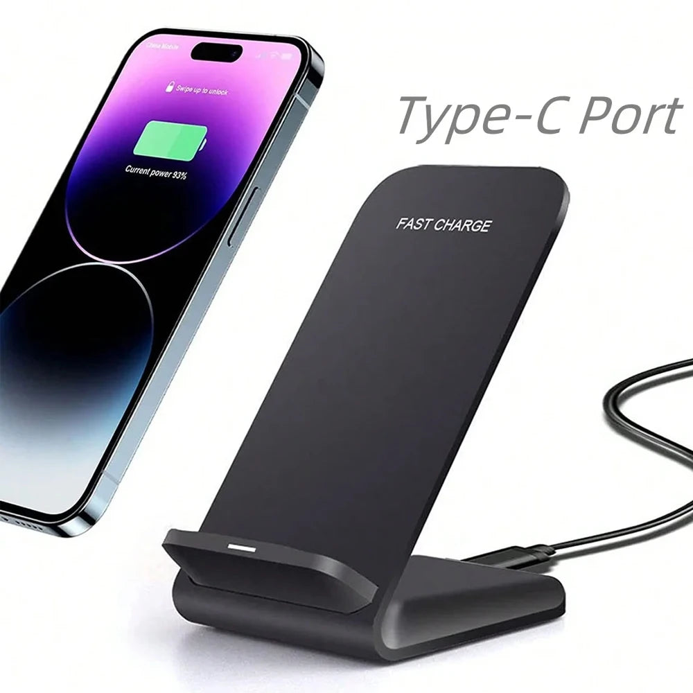 100W new Wireless Charger Stand Pad for iPhone 15 14 13 12 16 Pro Max XR 8 Samsung Xiaomi Induction Fast Charging Dock Station